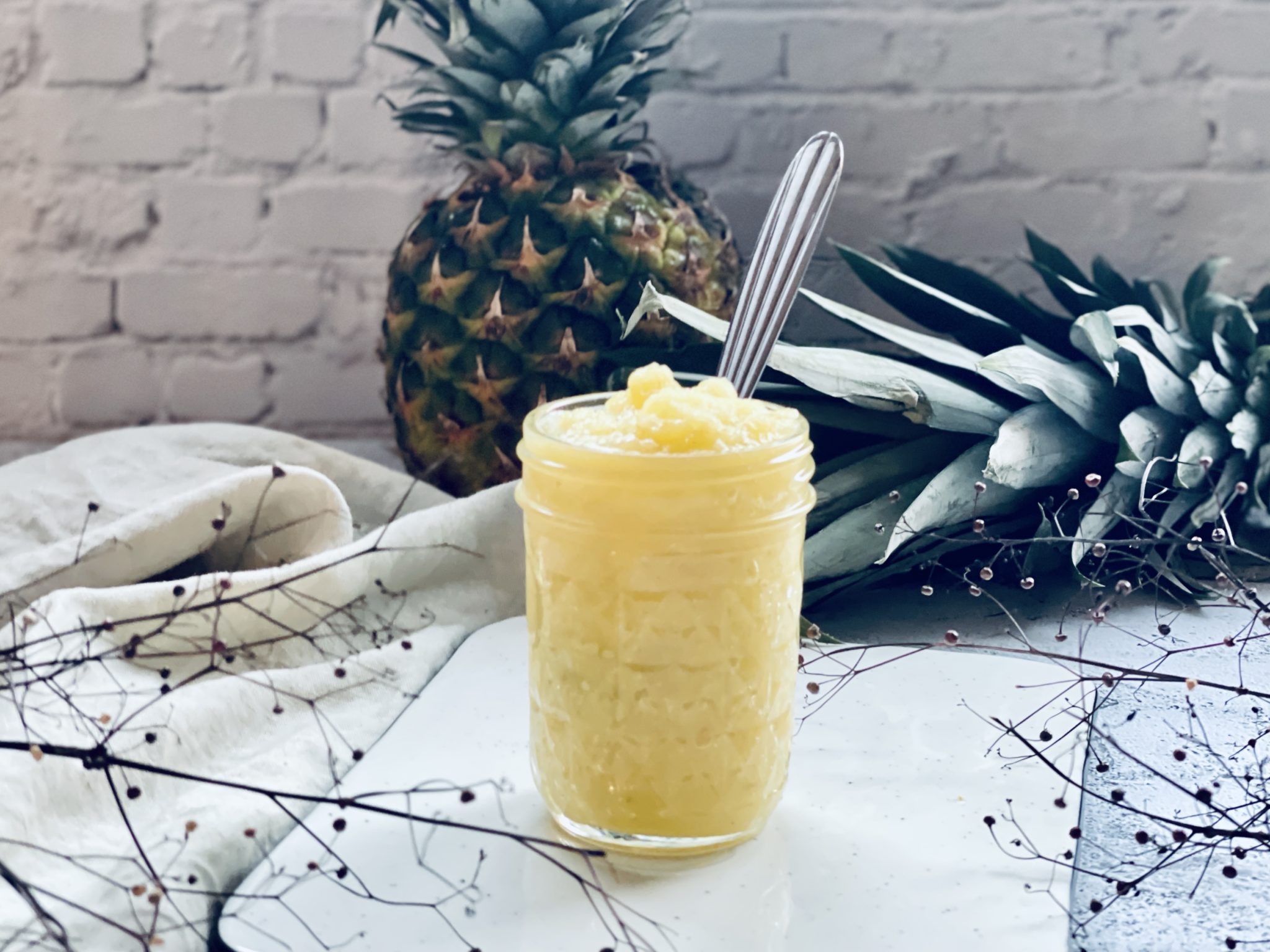 Ananaskompott ohne Zuckerzusatz Rezept - Jussilicious-Foodblog