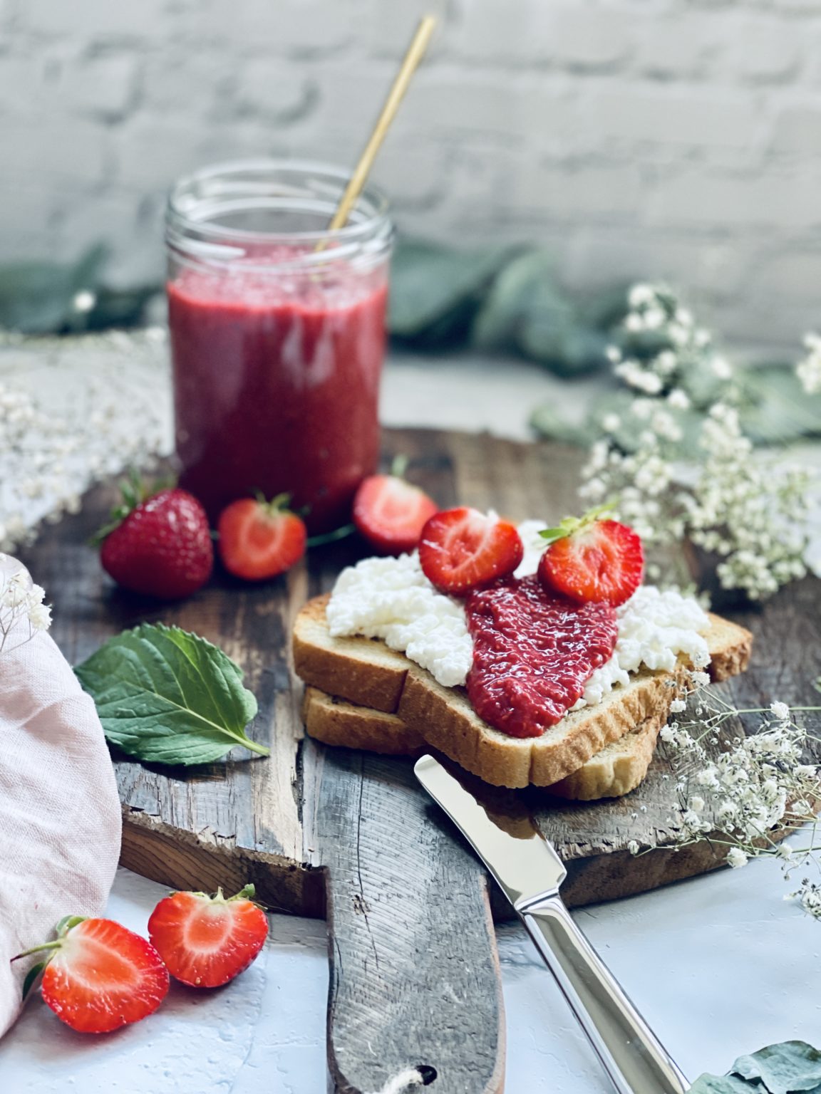 Zuckerfreie Erdbeermarmelade ohne Gelierzucker Rezept - Jussilicious ...