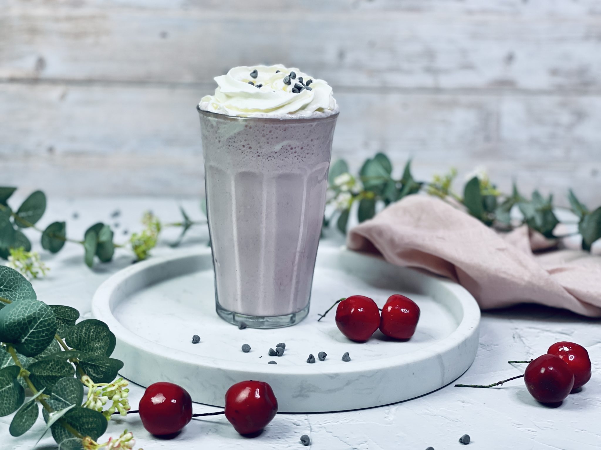 Proteinreicher Kirsch-Shake Rezept - Jussilicious-Foodblog