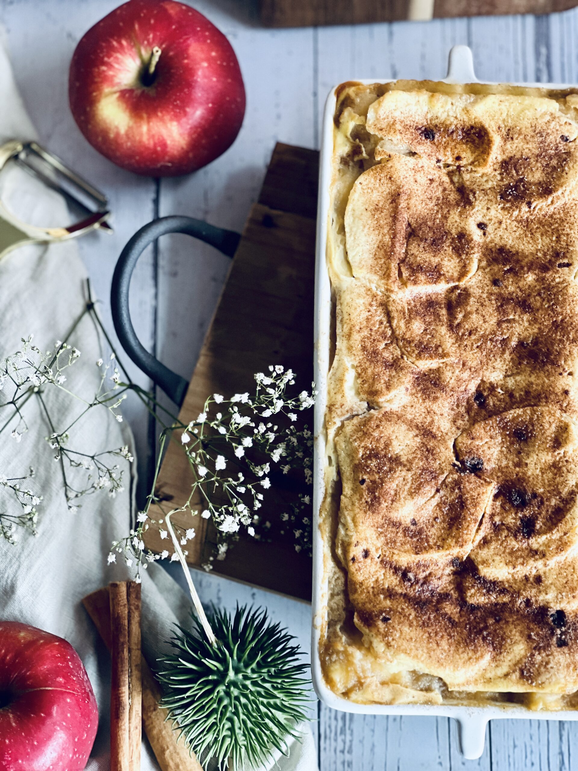 Apfel-Lasagne ohne Zuckerzusatz Rezept - Jussilicious-Foodblog