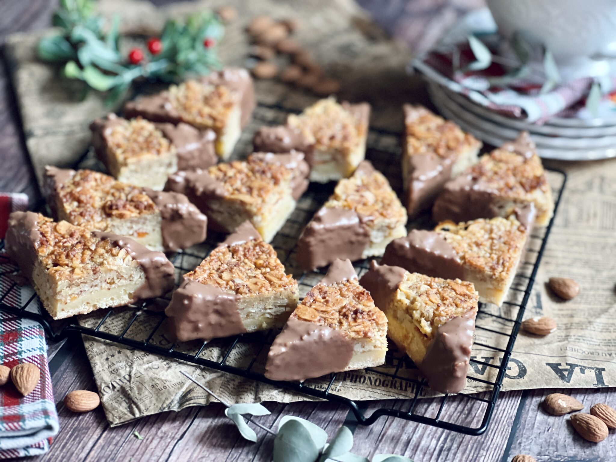 Nussecken ohne Zuckerzusatz wie von Oma Rezept - Jussilicious-Foodblog