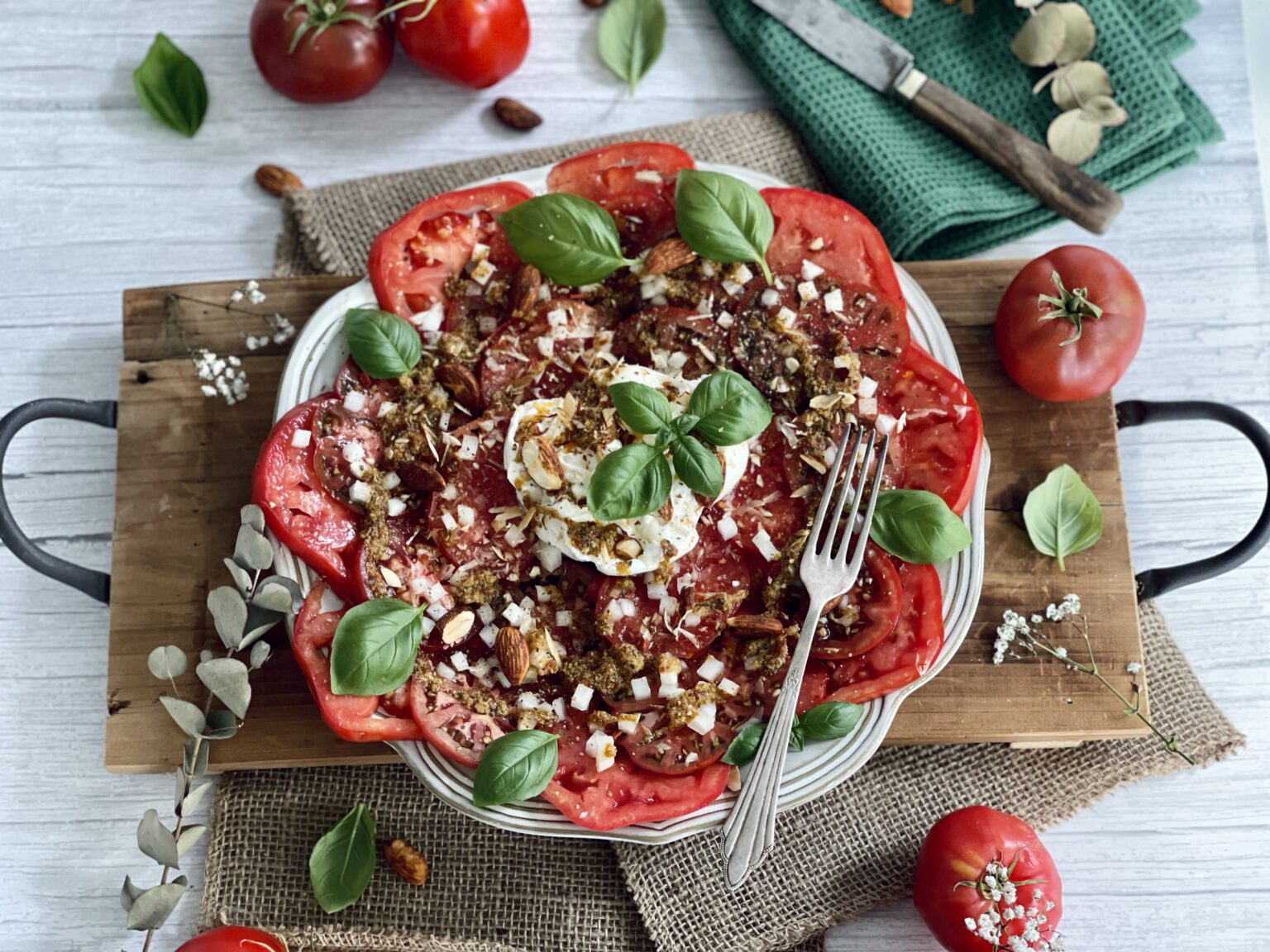 Sommerlicher Tomaten Burrata Salat Rezept Jussilicious Foodblog