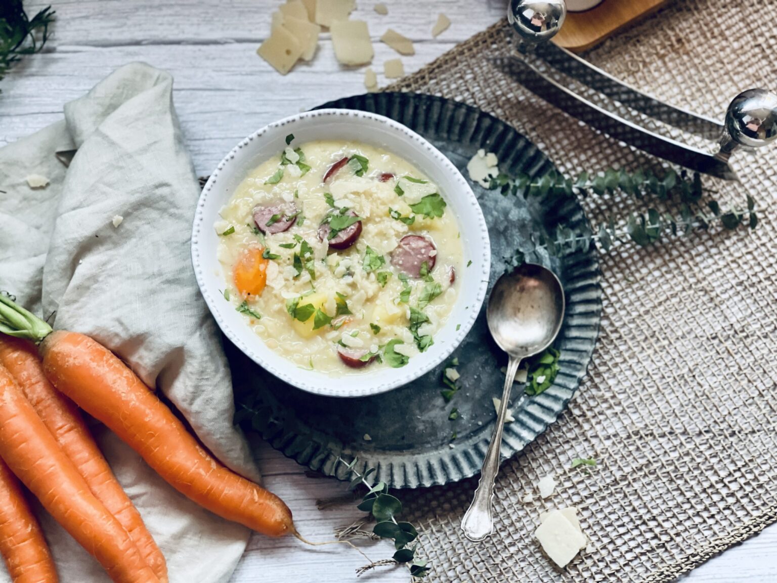 Kartoffel-Sauerkraut-Suppe mit Cabanossi Rezept – Jussilicious-Foodblog