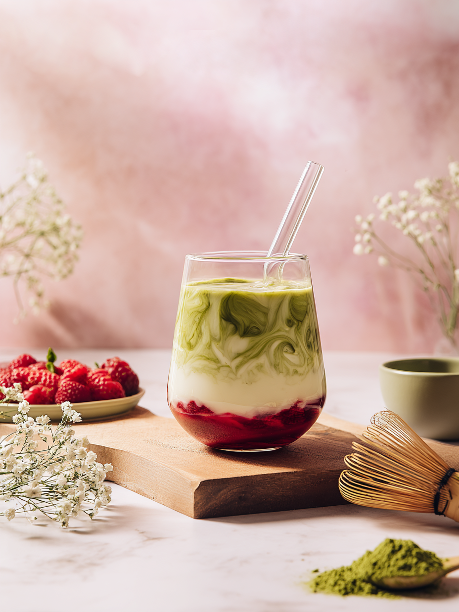 Rasberry-Matcha-Rezept