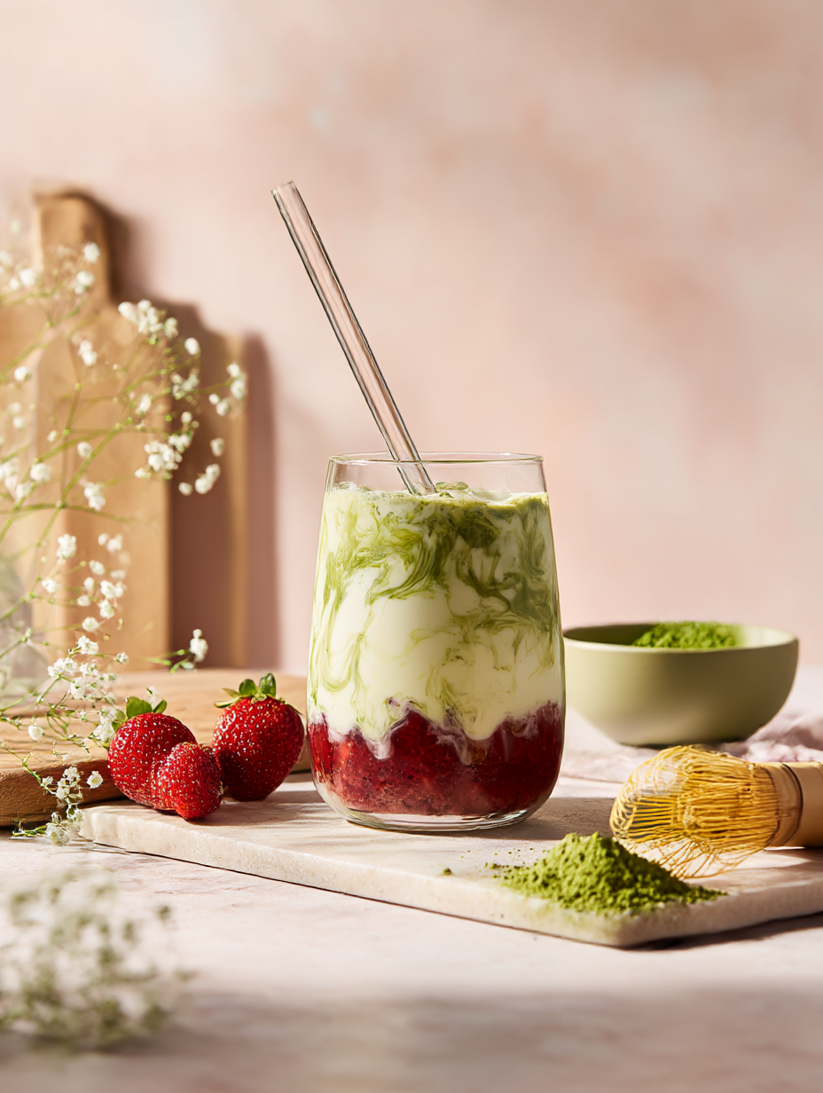 Strawberry-Matcha-Rezept